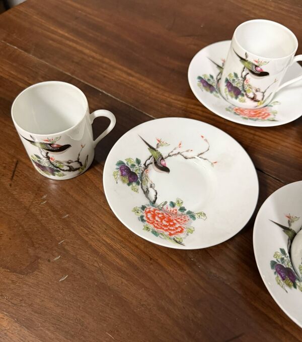 service à thé édition limitée en porcelaine de Limoges