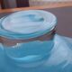 Blown glass paste cup from the 60s