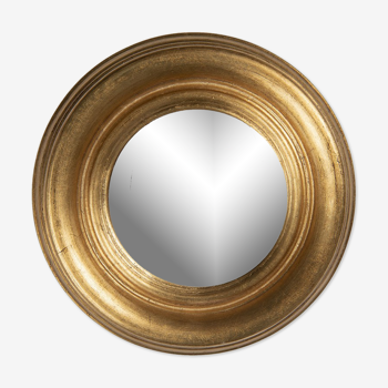 24 cm gilded convex mirror