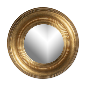24 cm gilded convex mirror