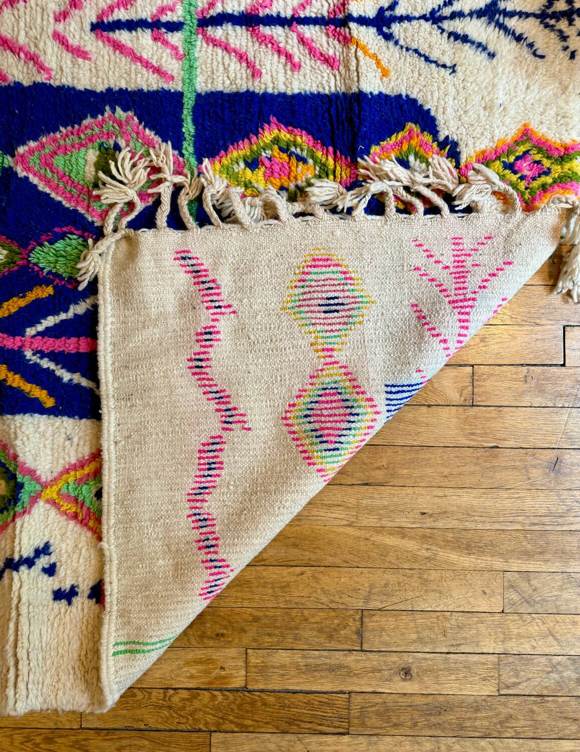 Beni Ouarain Berber rug 100% wool