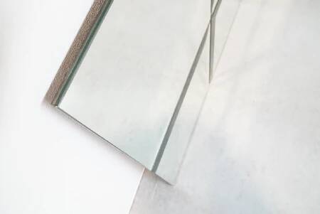 Michel Martens, Minimalist Glass Art Mirror 'Squares'