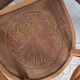 Pair of chairs in the style of antique armchairs circa 1940 - engraved seat.