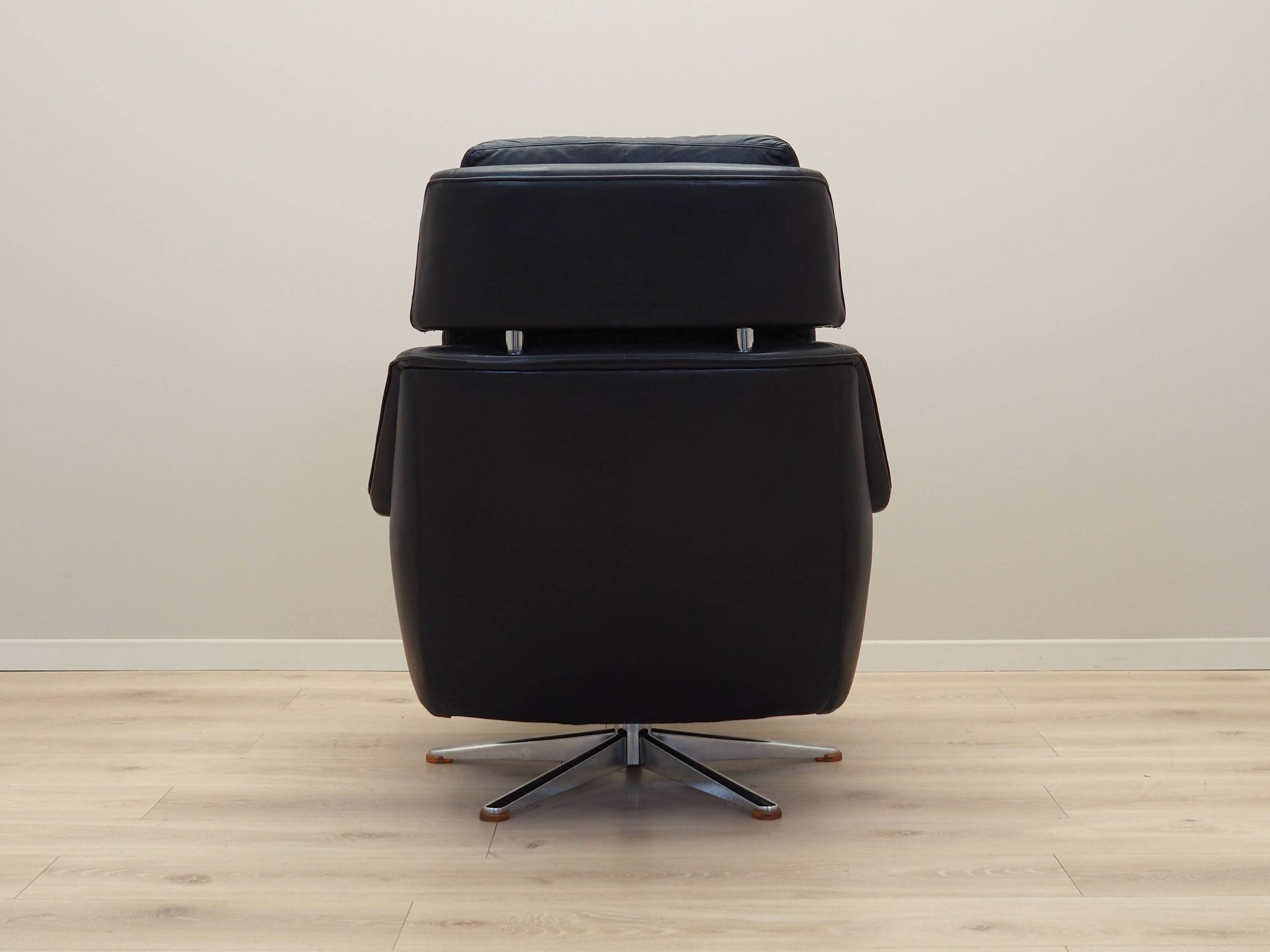 Swivel armchair, Danish design, 1970s, designer: Werner Langenfeld, manufacture: Esa