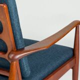 Fauteuil en teck, années 60