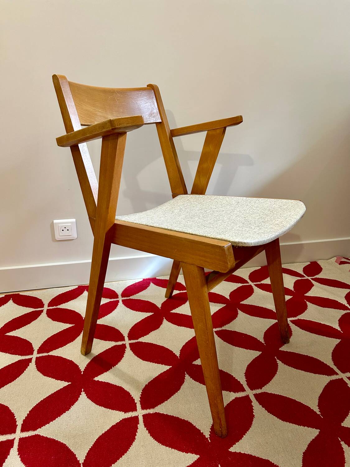 Light wood chair