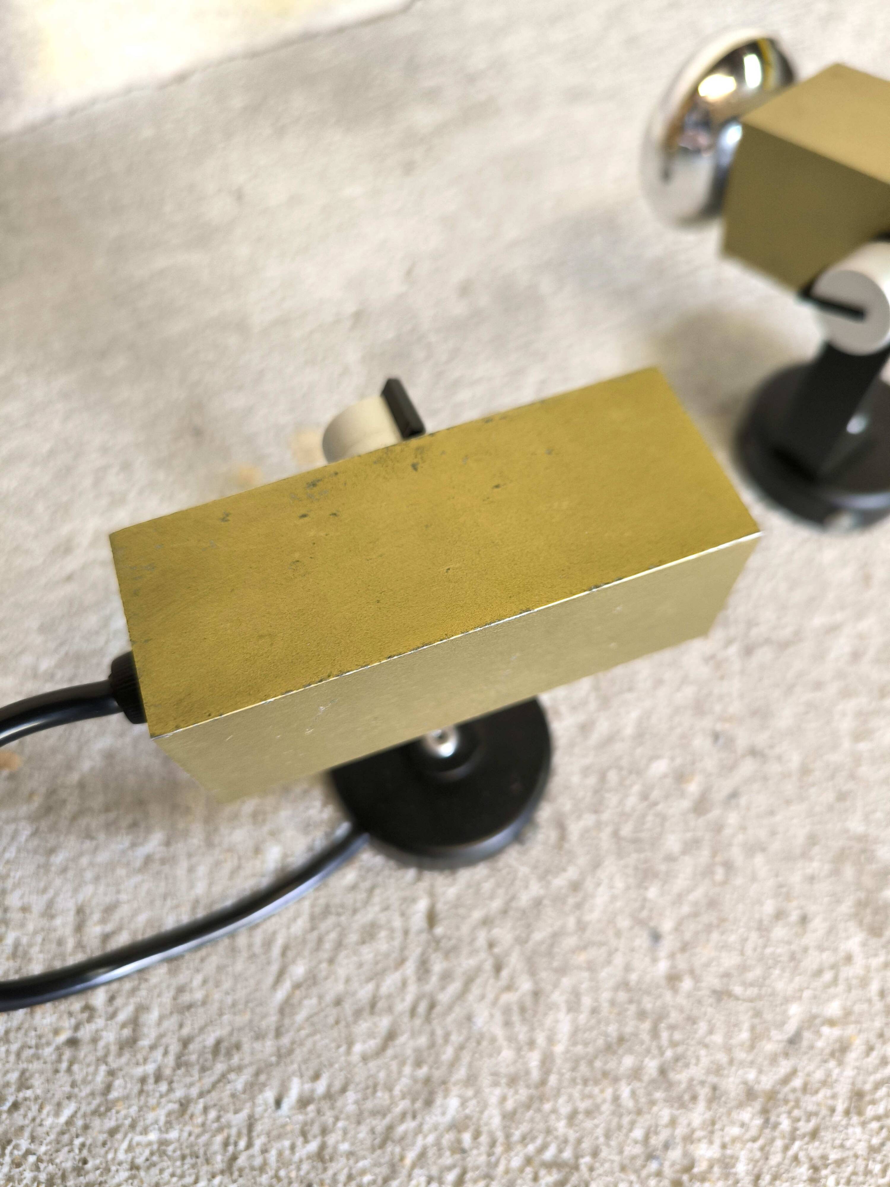 Pair of vintage spotlights
