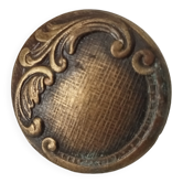 Antique Art Nouveau furniture handle in chiseled brass