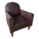 Authentic vintage Art Deco reclining club chair