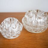 Pique fleurs en verre