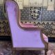Louis XVI style wing chair
