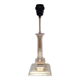 Solid brass column lamp foot Regency design 80s design