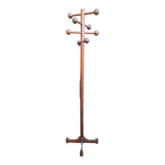 Porte-manteau perroquet scandinave en teck – 1960