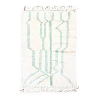 Tapis beni ouarine tissé à la main traditionnel 250cm x 150cm