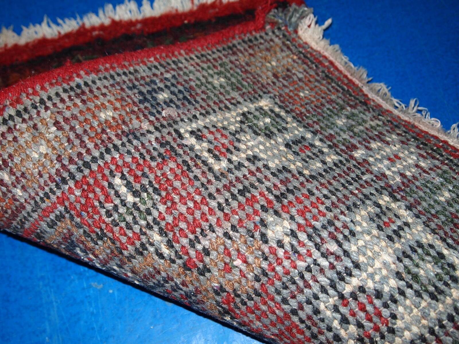 Tapis Vintage Hamadan en Laine, Années 1970, Élégance Authentique