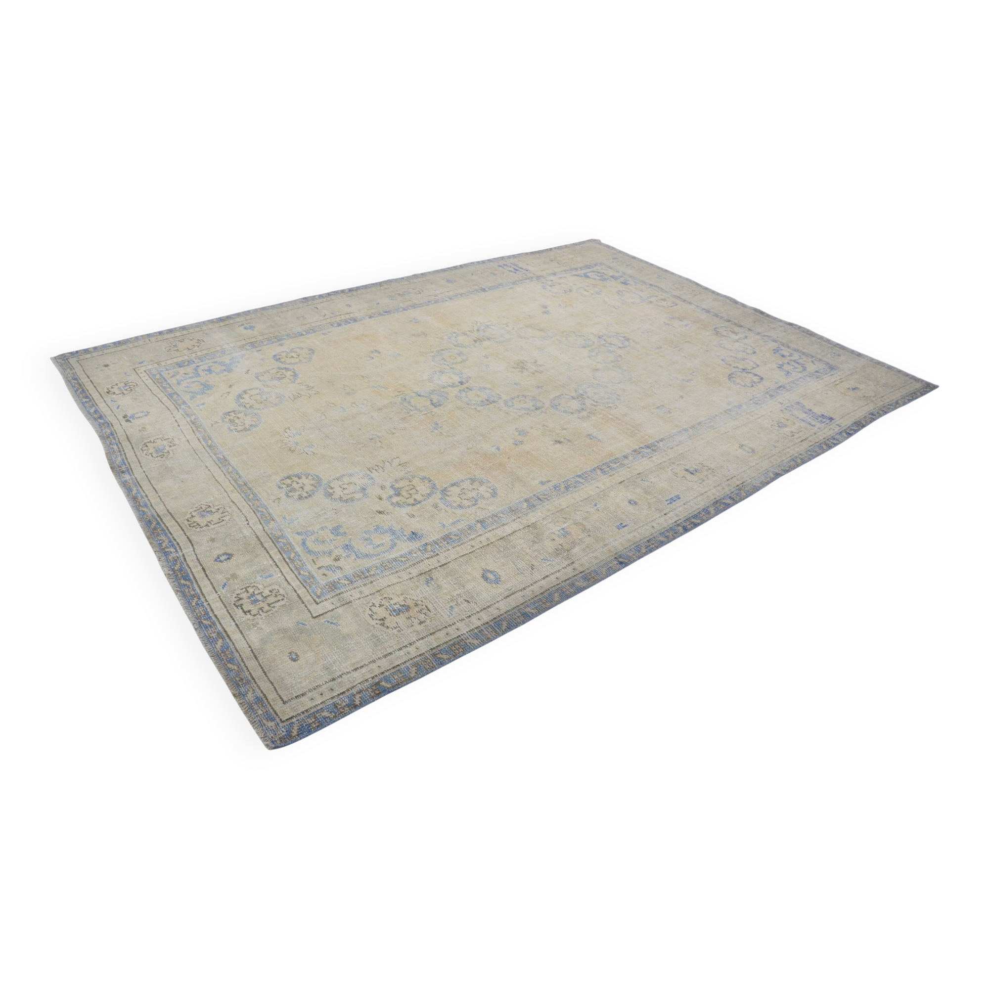 Turkish Oushak Handmade Carpet sku 3185