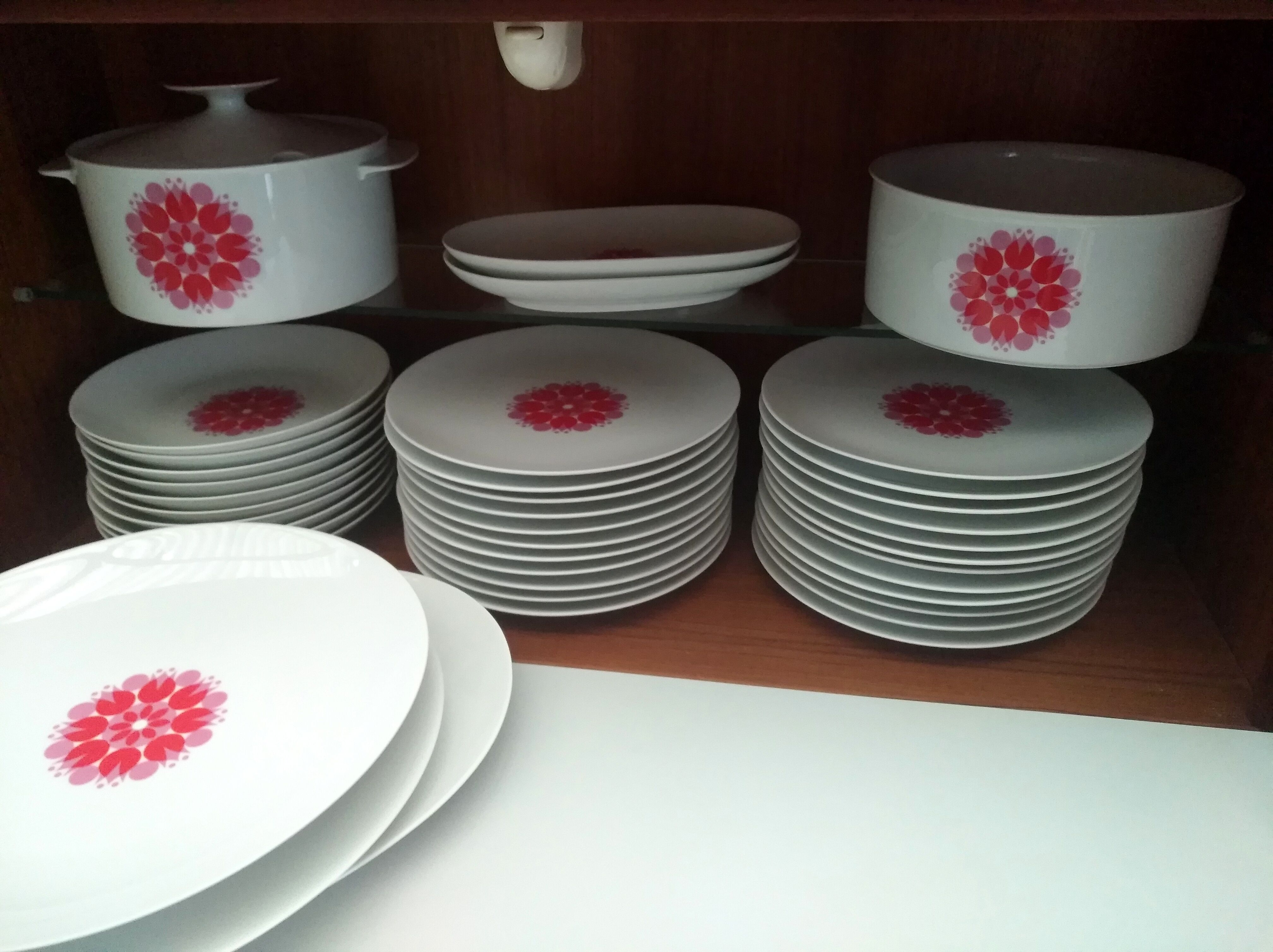 Set of 10 soup plates of the 70 Thomas Germany