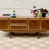 Vintage sideboard with drinks cabinet with drawers