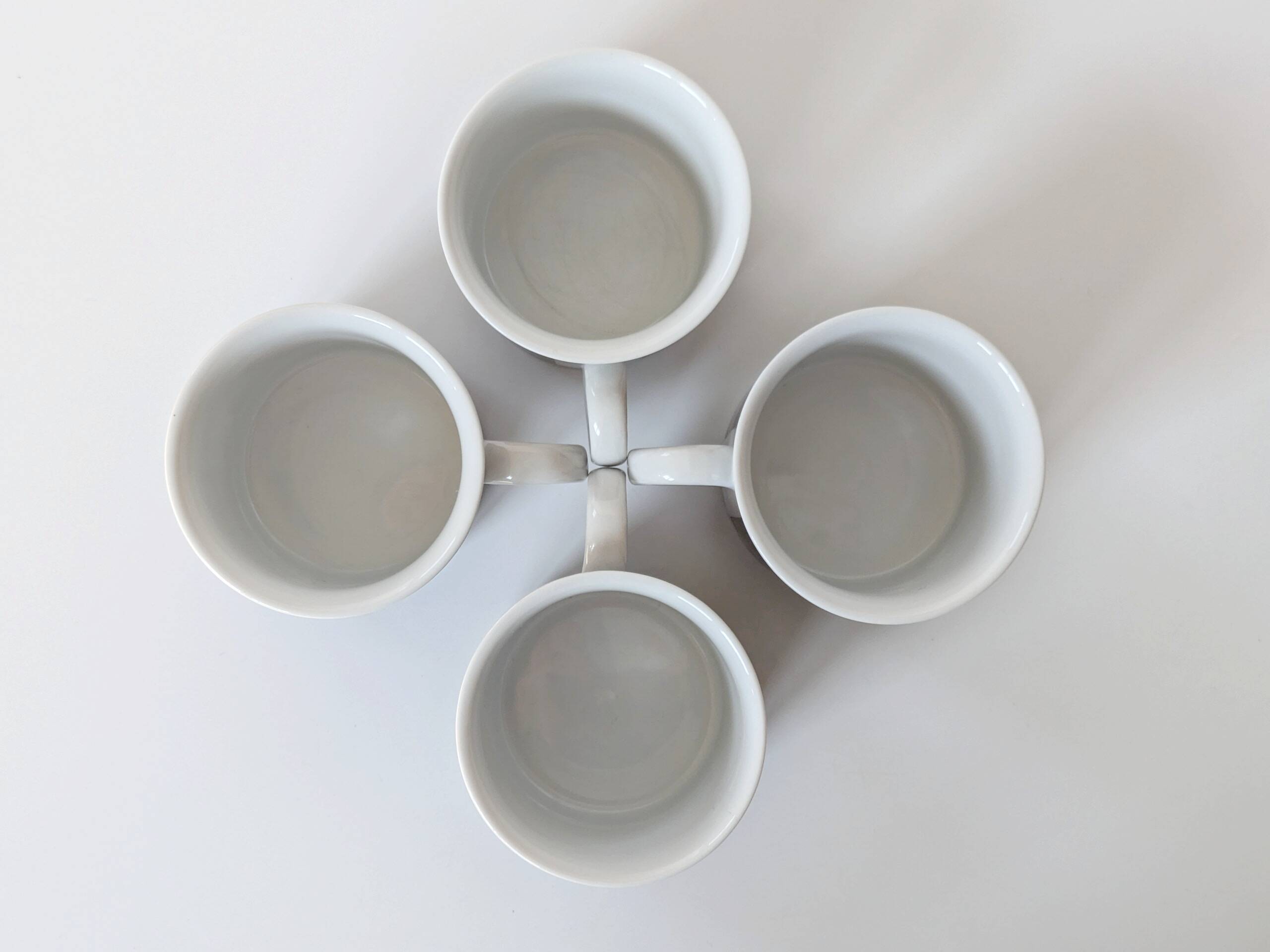 Memphis-style porcelain coffee service, Burg Lindau, 1980s