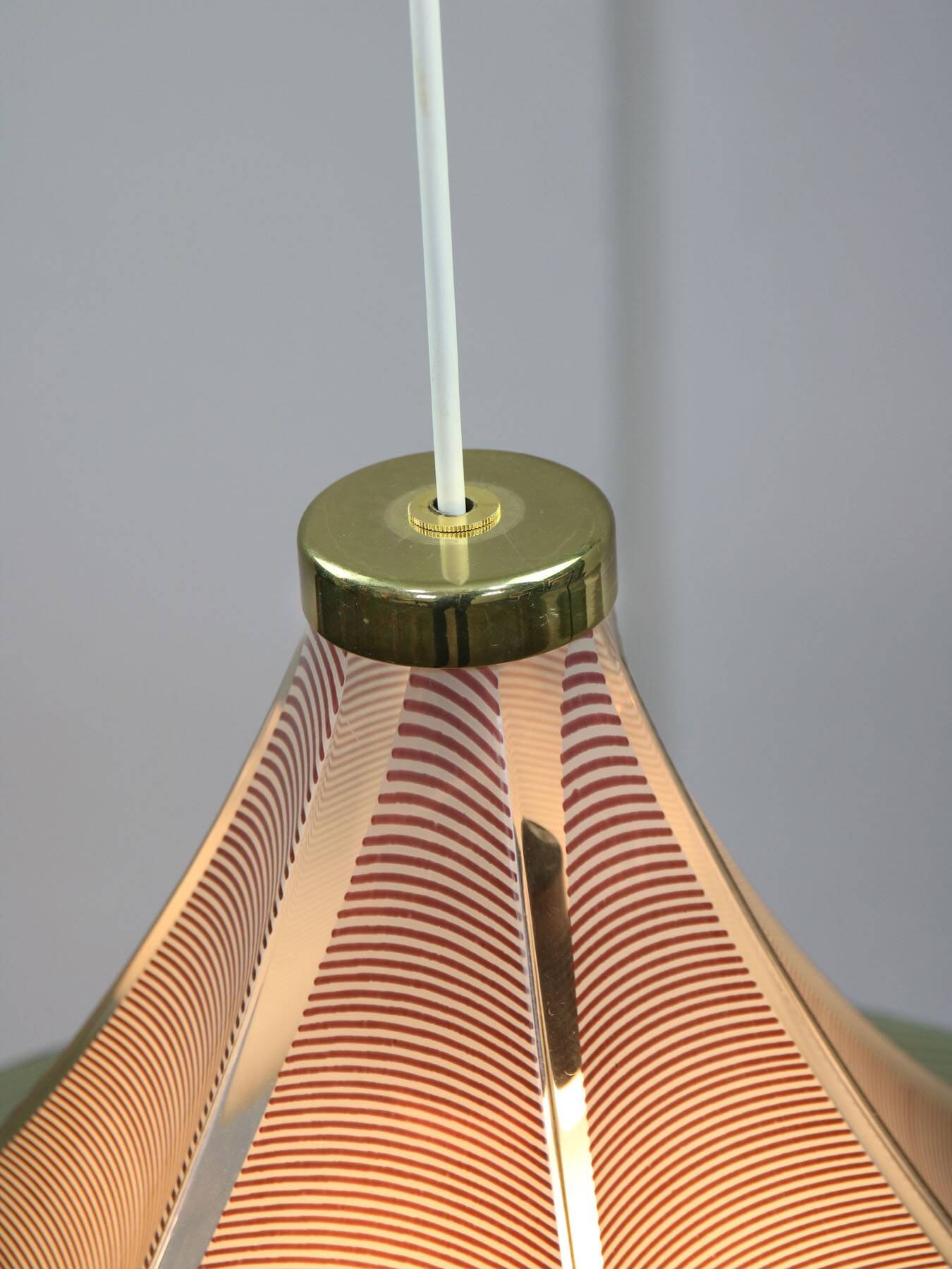 Vintage Trumpet Pendant Lamp from Meblo, 1970s