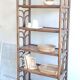 Vintage rattan library from the 70s