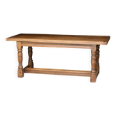 Superbe table de monastère en chêne massif, vers 1800.