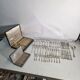 Christofle silver-plated cutlery set, 49 pieces with case.
