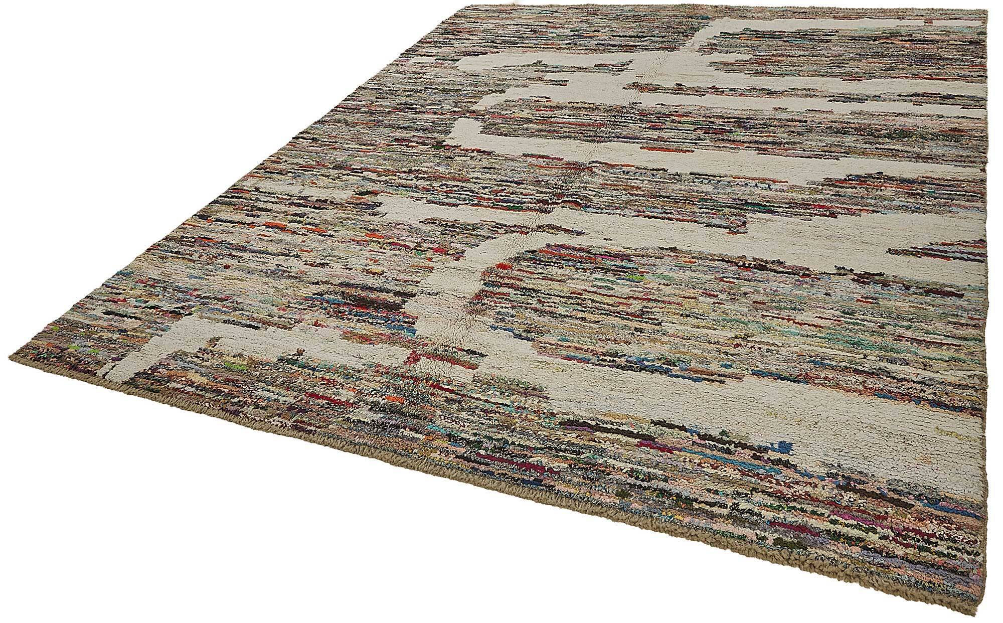 Handwoven Turkish Recycled Boho Rug 254 cm x 303 cm