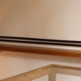 Pair of 1950s wooden wall shelves