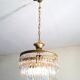 Waterfall Chandelier 60s Hollywood Regency