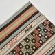 Tapis Kilim rayé vert et orange
