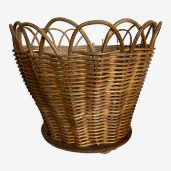 Wicker pot cover 1960