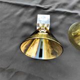 DESIGN GLASSES handcrafted color: 1 set of 4 glasses color AMBER