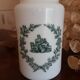 Opaline glass pot - vintage