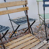 Set of folding Bistro chairs