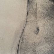 Large drawing of a “Nude” woman signed around the 1940s dimension: height -120cm - width -75