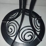 Art deco beaten iron floor lamp 1930