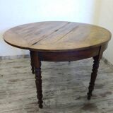 Old half moon table/console
