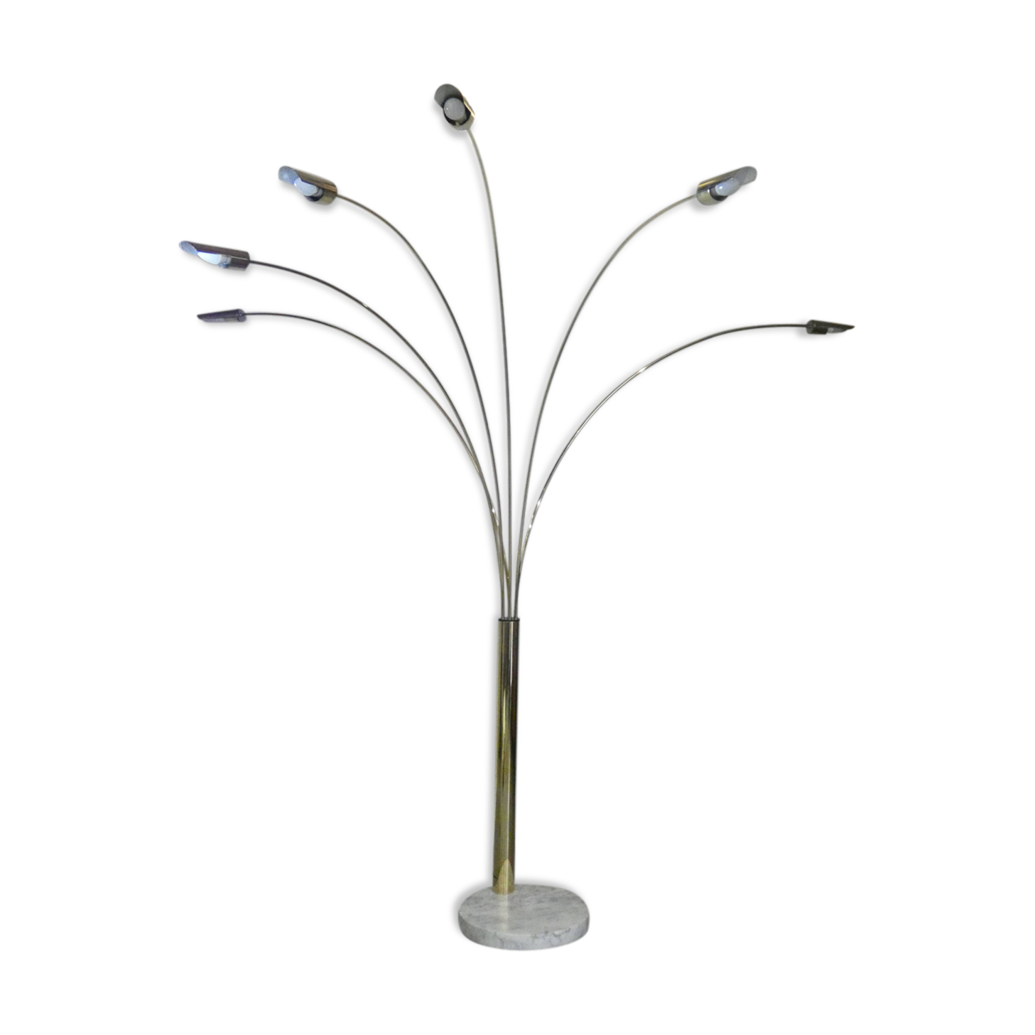 Floor lamp italian arco of the 70s