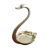 Cygne vide poche photophore vintage année 70