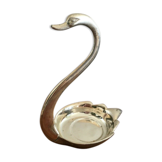 Cygne vide poche photophore vintage année 70