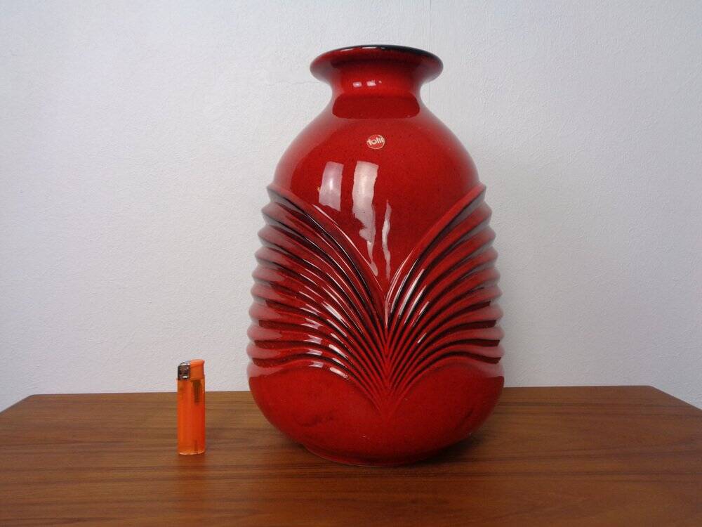 Large ceramic vase by Cari Zalloni for Fohr Keramik, 1970s