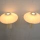 Pair original Le Klint 204 “Mushroom” lamps, designed by Vilhelm Wohlert