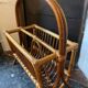 Bamboo magazine rack, 1960s