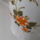 Cafetière vintage Winterling Bavaria décor floral orange