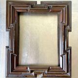 Cadre en bois ancien 27,5 cm x 23,5 cm