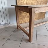 Renovated solid wood farmhouse table