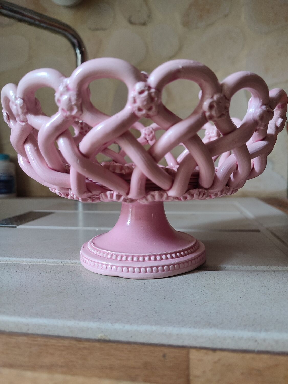 Stand cup Braided ceramic picket