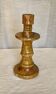 Bougeoir Tamegroute, poterie marocaine ocre jaune