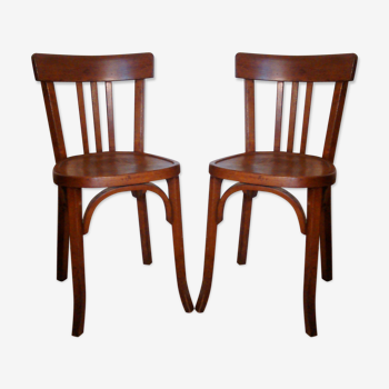 Pair of old Baumann Bistro chairs